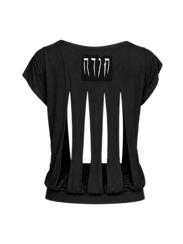 INSECURE SLASHED BACK TOP