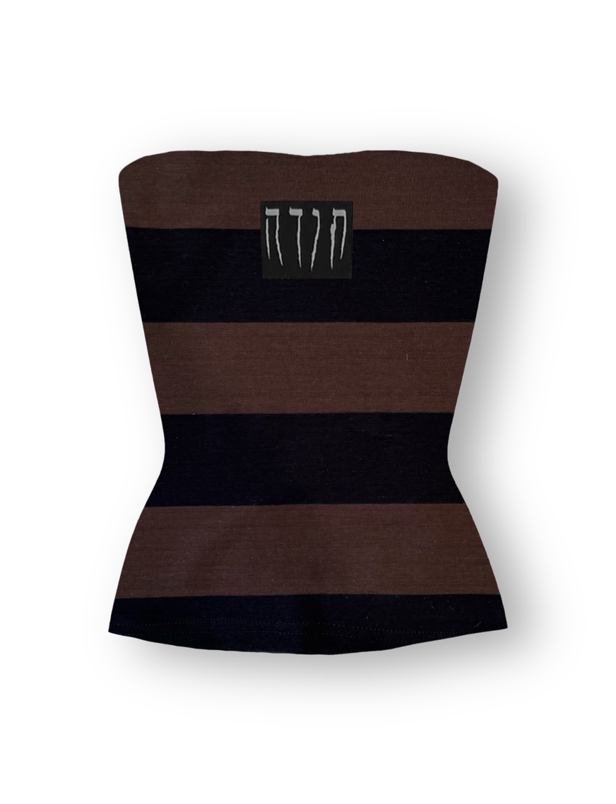 TODA STRIPED STRAPLESS