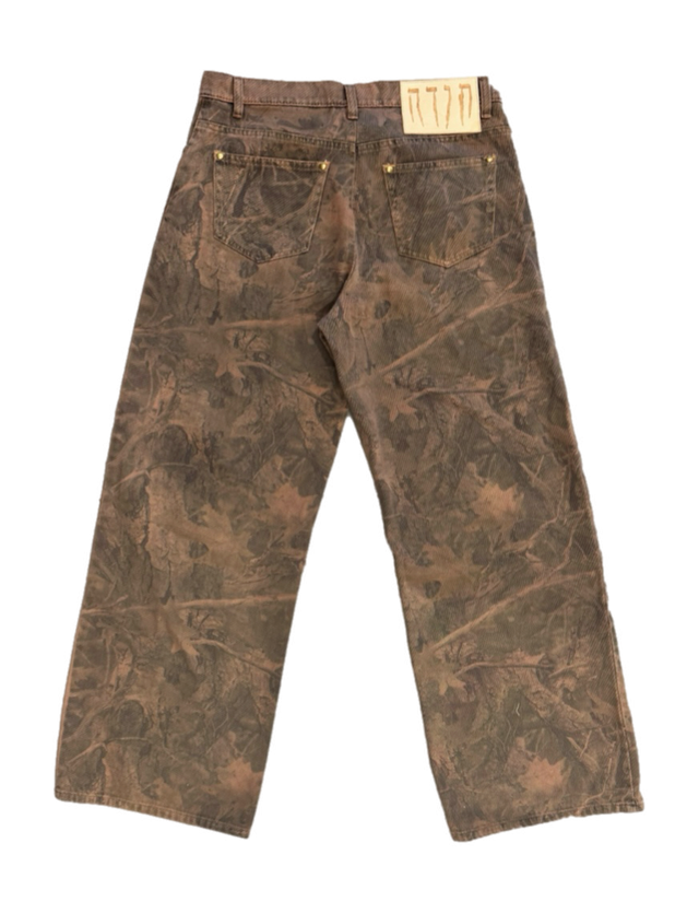 TODA TREE CAMO BAGGY JEANS