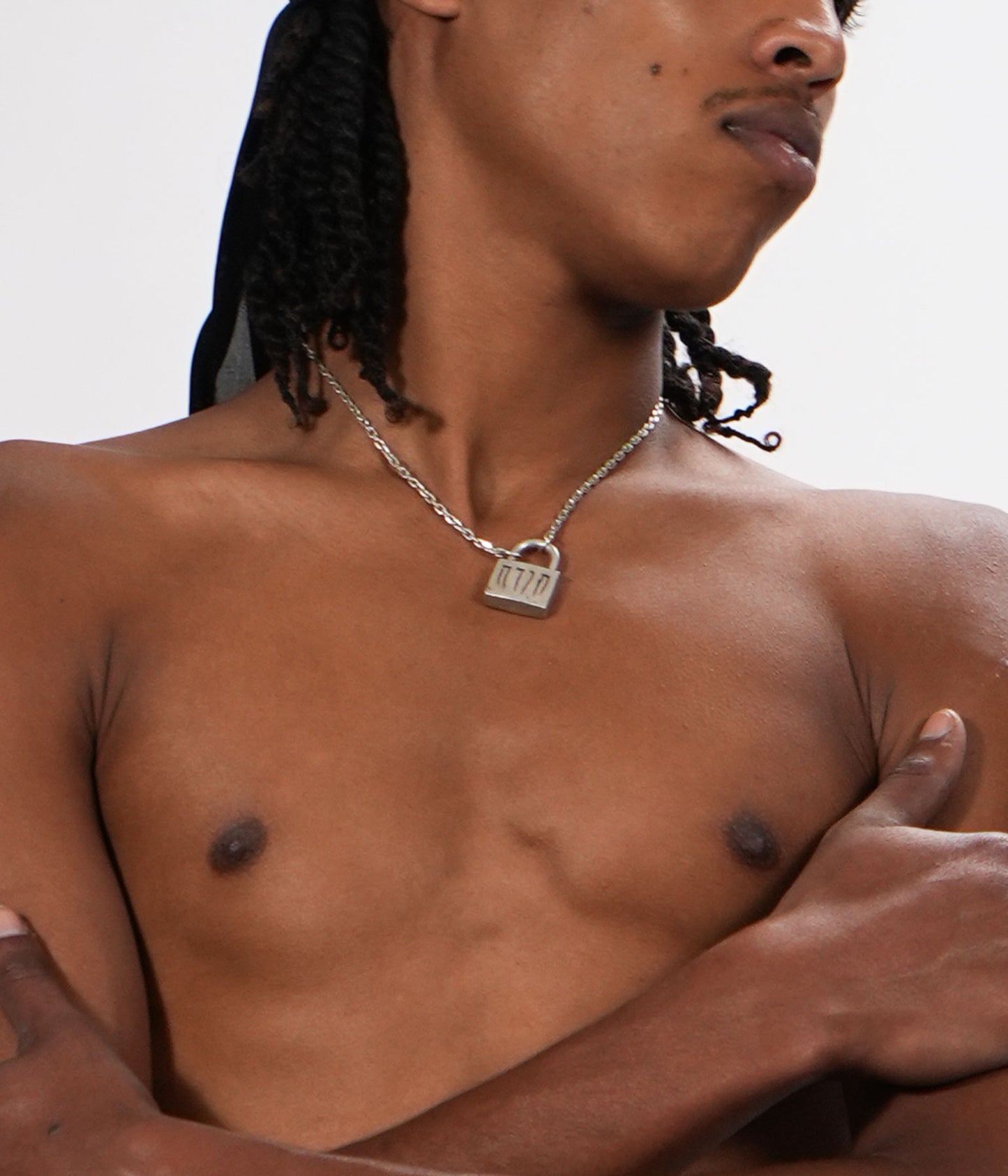 STERLING SILVER TODA LOCK CHAIN