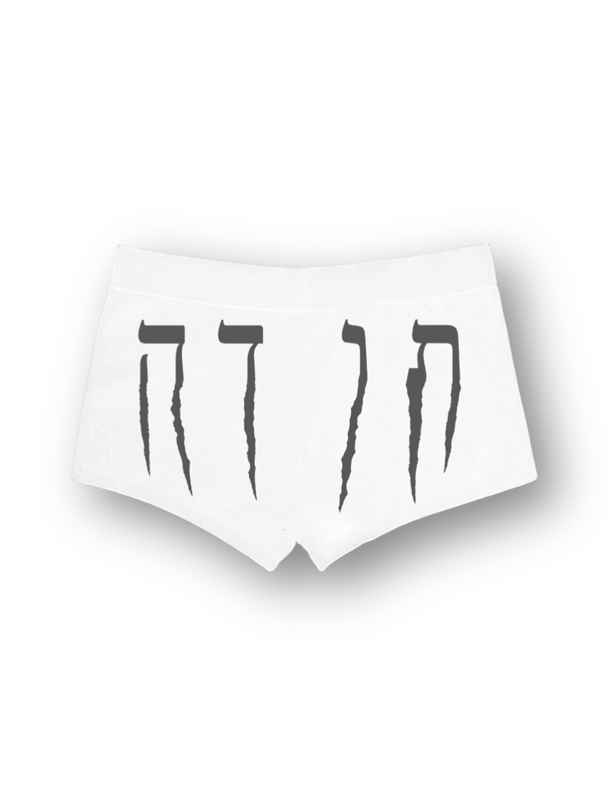 TODA WHITE MICRO SHORTS