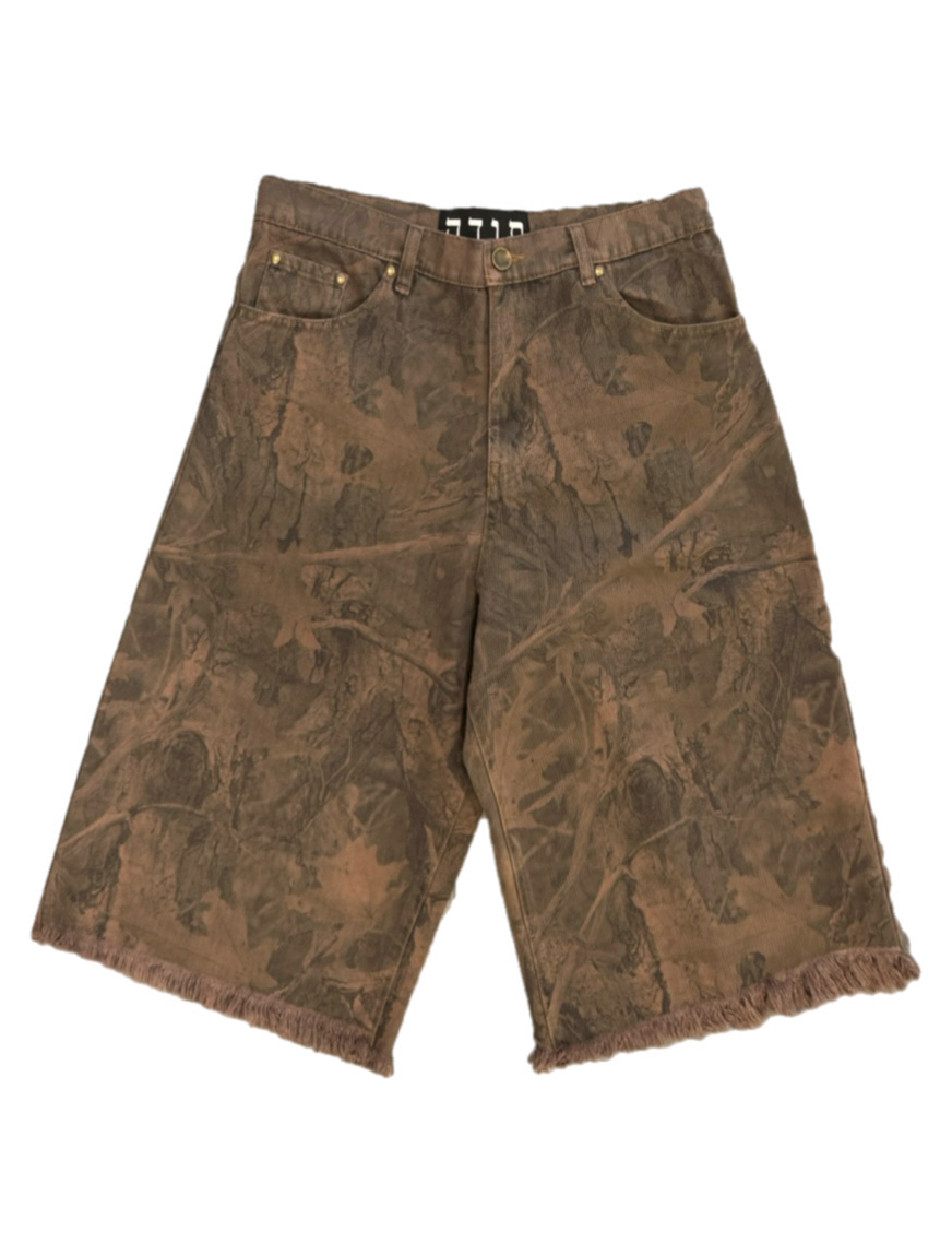 TODA TREE CAMO BAGGY JORTS