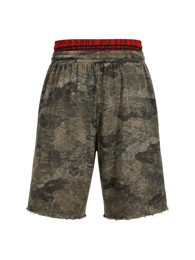 CAMO BOXER SWEATPANTS SHORTS