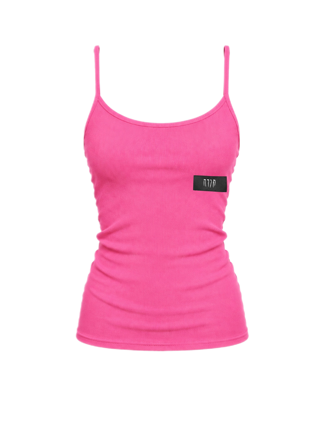 HOT PINK RACER TANK