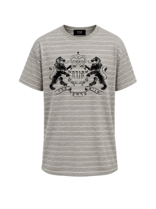 LION STRIPED SLIM FIT T-SHIRT