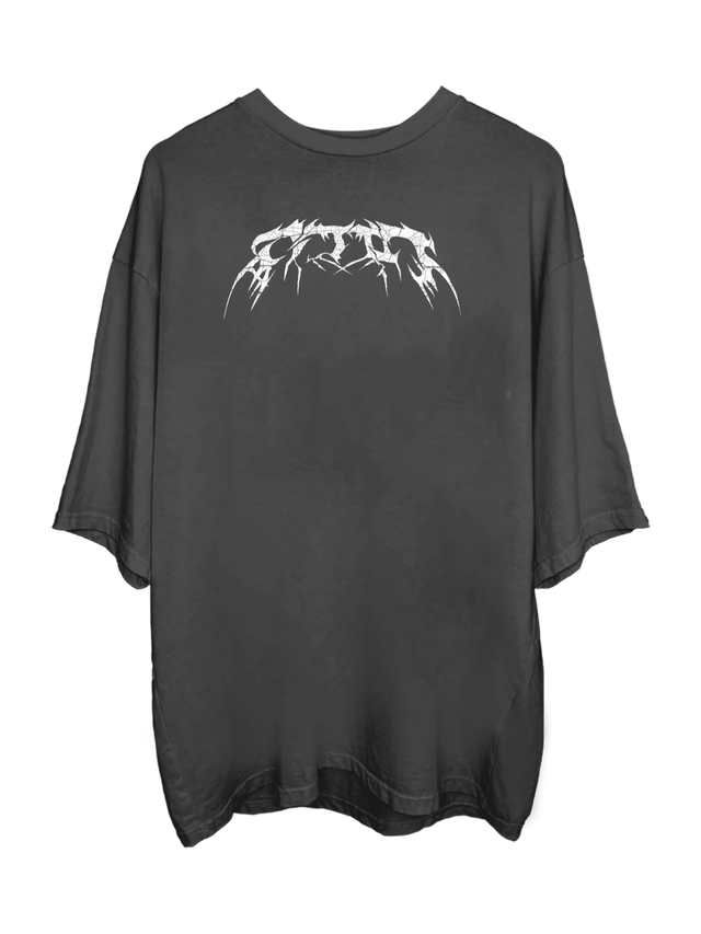 DUST METAL LOGO OVERSIZED T-SHIRT