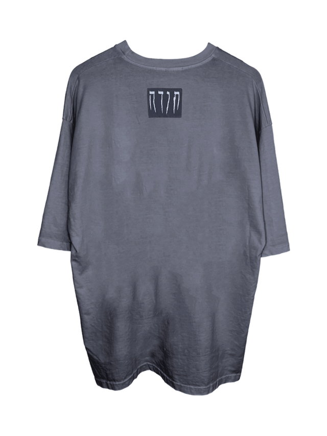 TODA GREY ESSENTIAL OVERSIZED T-SHIRT