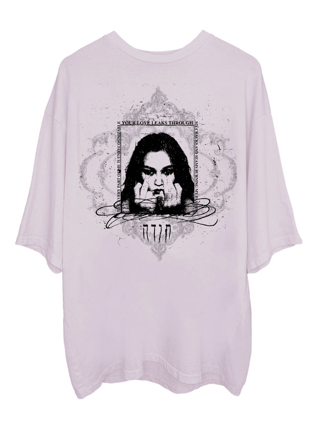 LOVE WOUNDS OVERSIZED T SHIRT