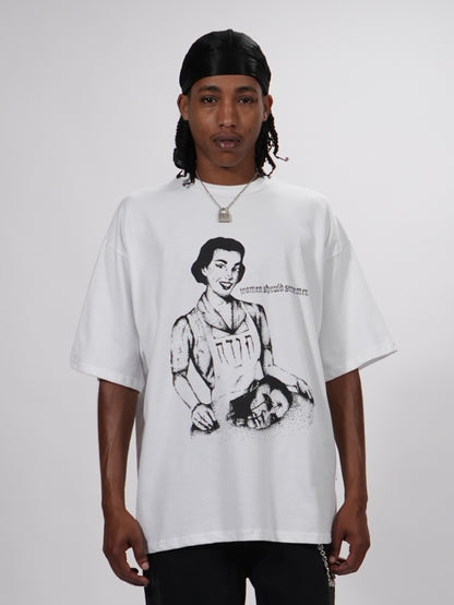 WOMEN SHOULD SERVE MEN OVERSIZED T-SHIRT