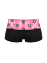 PINK POLKA DOT FOLD-OVER SHORTS