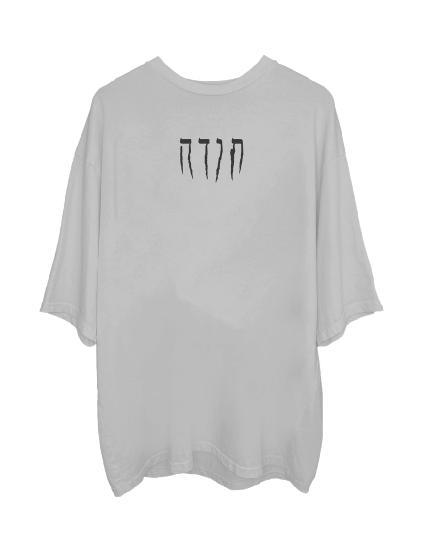 TODA LIGHT GREY OVERSIZED T-SHIRT