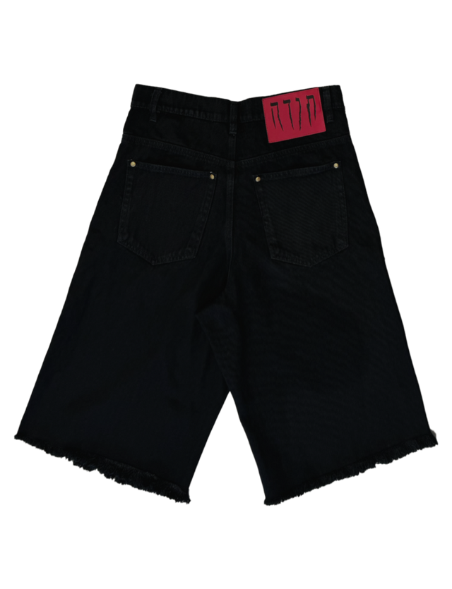 TODA BLACKED OUT BAGGY JORTS