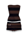 TODA STRIPED SET - STRAPLESS & MICROSHORTS