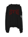 MENORAH BLACK OVERSIZED HOODIE