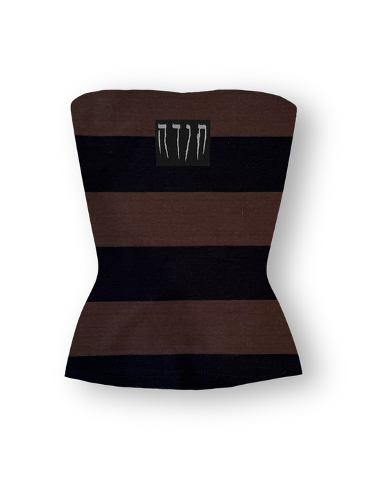 TODA STRIPED STRAPLESS