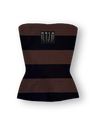 TODA STRIPED STRAPLESS