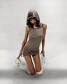 SKIN HOOD DRESS