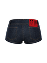 STRETCHY LOW RISED JEANS SHORTS