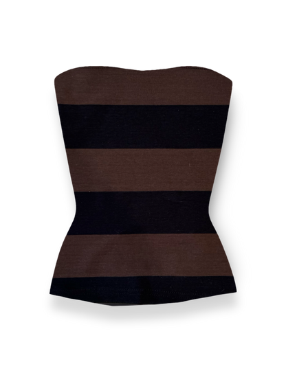 TODA STRIPED STRAPLESS