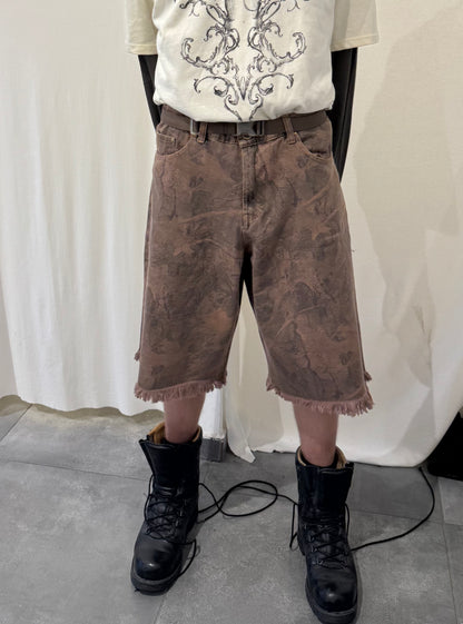 TODA TREE CAMO BAGGY JORTS