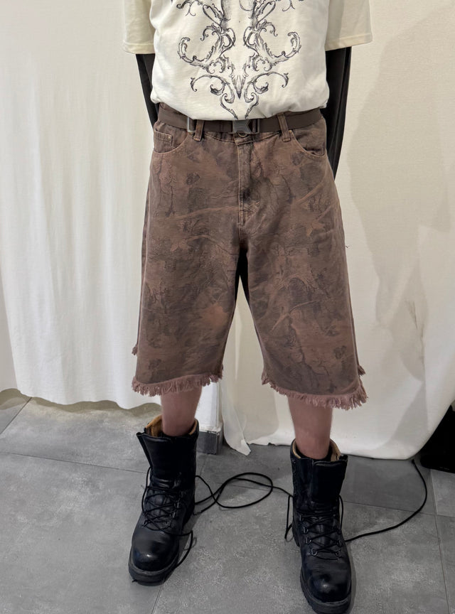 TODA TREE CAMO BAGGY JORTS