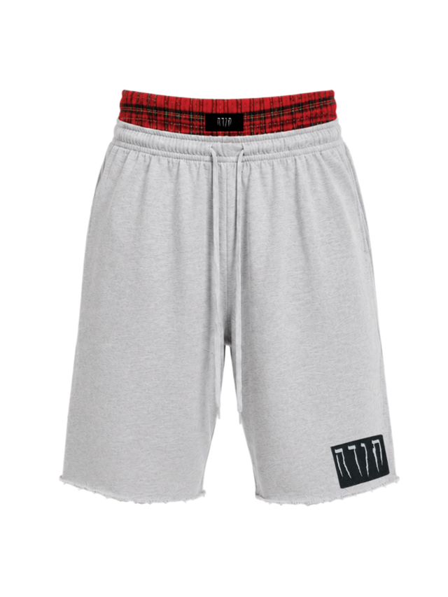 GREY BOXER SWEATPANTS SHORTS