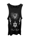 MENS TATTOO BLACK TANK TOP