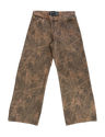 TODA TREE CAMO BAGGY JEANS