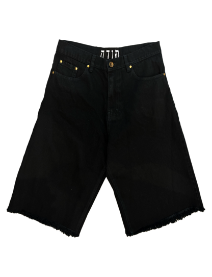 TODA BLACKED OUT BAGGY JORTS