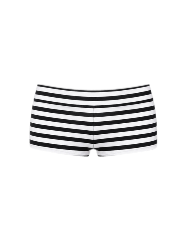 TODA STRIPED MICRO SHORTS