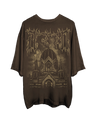 COLD STONE BROWN OVERSIZED T SHIRT