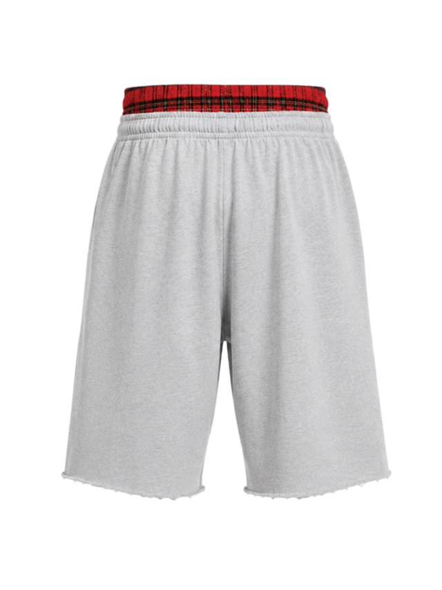 GREY BOXER SWEATPANTS SHORTS