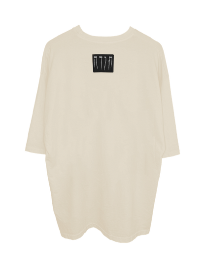 UNDER HER OVERSIZED T-SHIRT