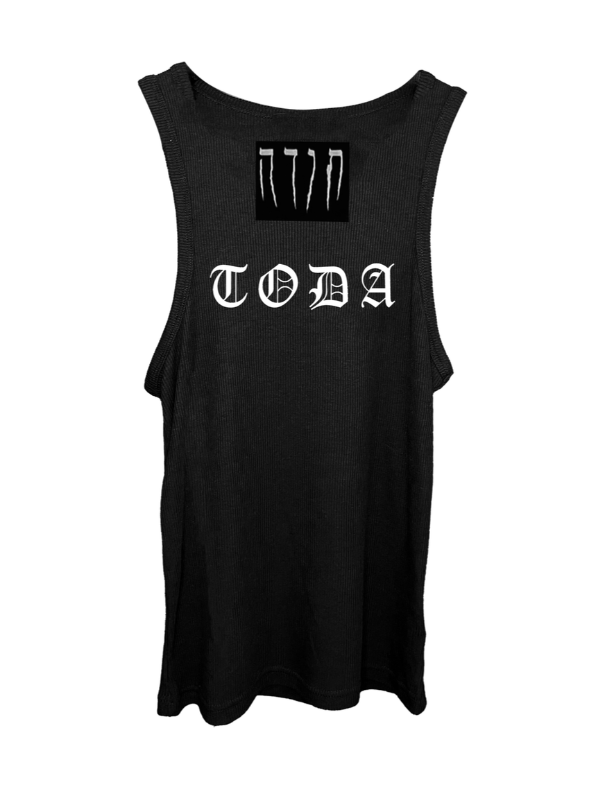 MENS TATTOO BLACK TANK TOP