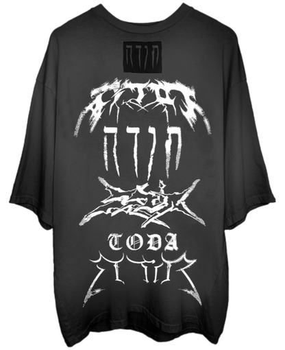 GRAFFITI-LOGOS OVERSIZED T-SHIRT