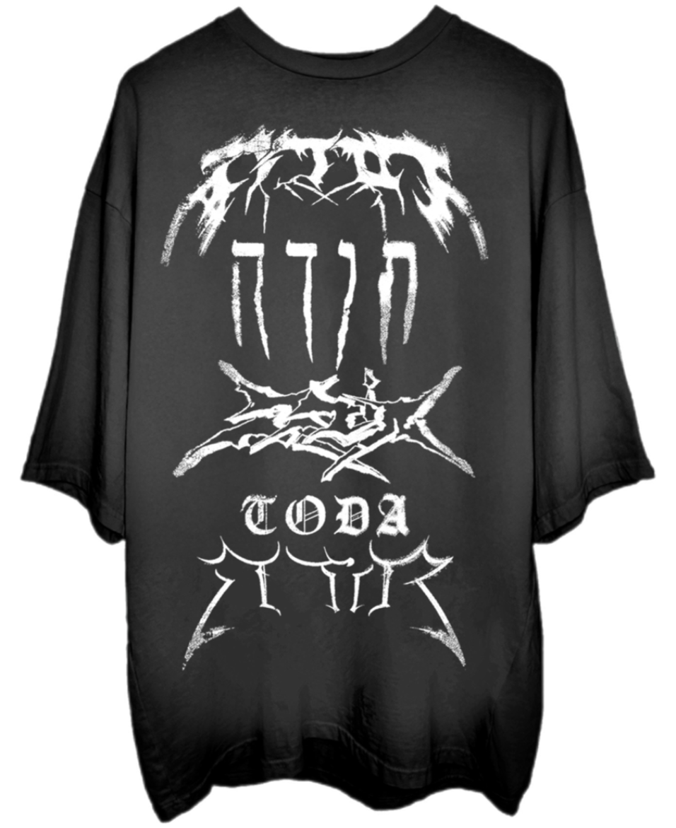 GRAFFITI-LOGOS OVERSIZED T-SHIRT