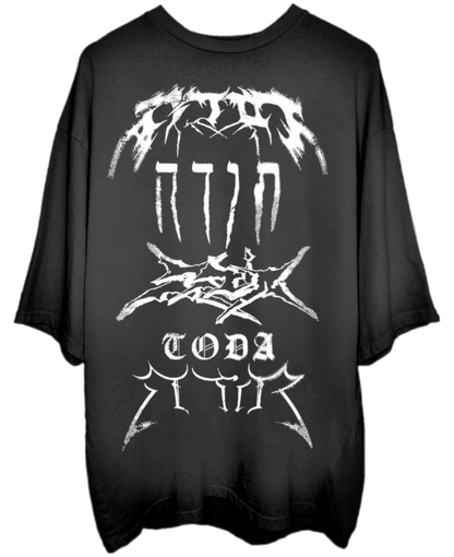 GRAFFITI-LOGOS OVERSIZED T-SHIRT