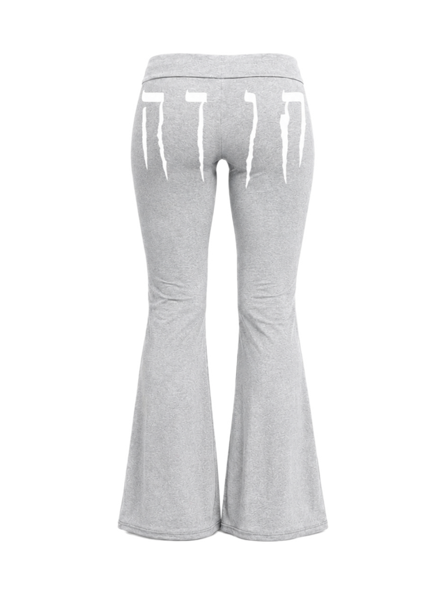 GREY LOW RISE SWEATPANTS