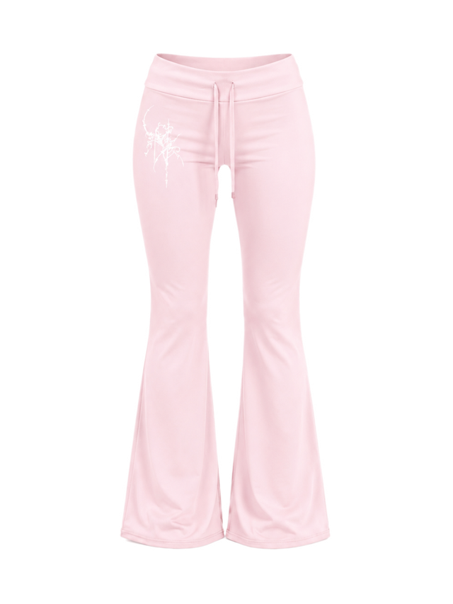 PINK LOW RISE SWEATPANTS