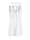 WHITE LOW RISE SWEATPANTS