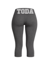GREY CAPRI FOLD-OVER PANTS