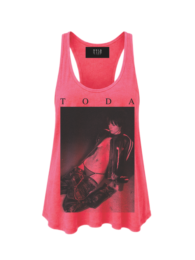 PINK RACERBACK TANK TOP