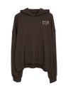 TODA CLASSIC BROWN OVERSIZED HOODIE