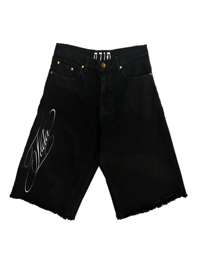 TODA BLACKED OUT BAGGY JORTS