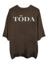 TÖDA BROWN OVERSIZED T SHIRT