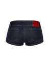 STRETCHY LOW RISED JEANS SHORTS