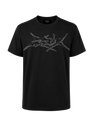 BLACK DAVID CHAIN SLIM FIT T-SHIRT