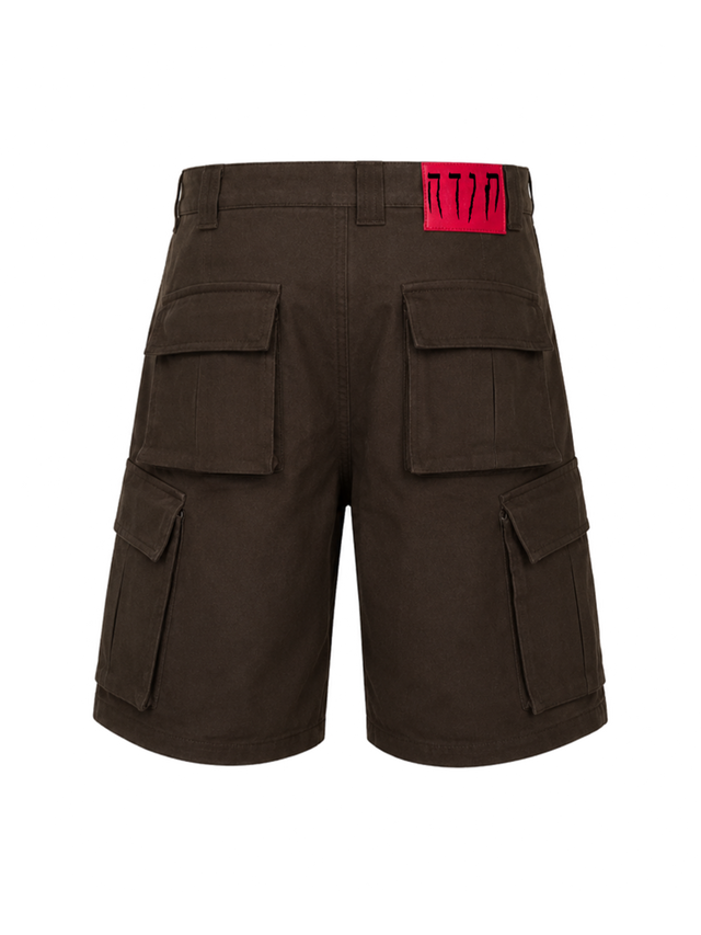 BROWN BAGGY CARGO SHORTS