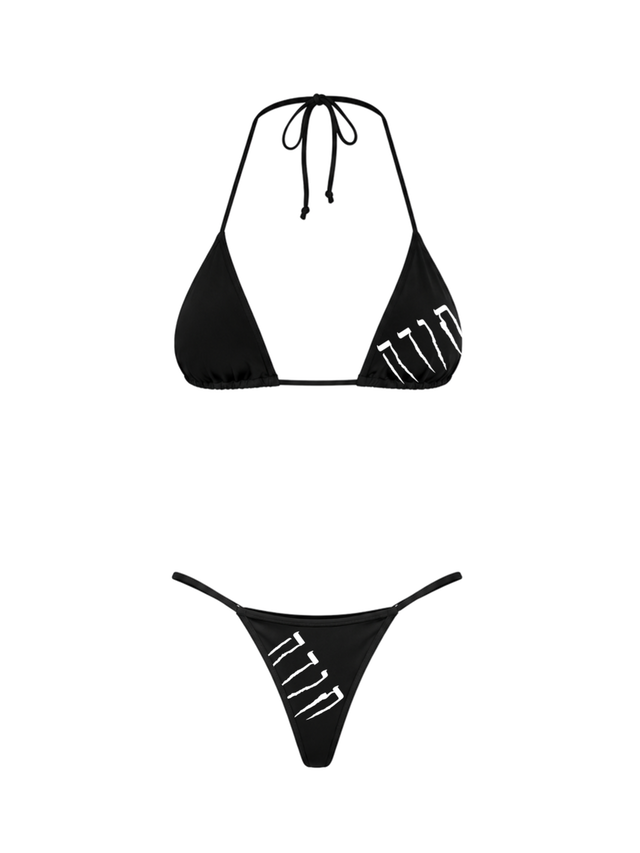 BLACKOUT BIKINI SET