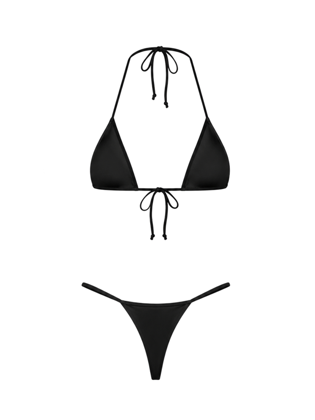 BLACKOUT BIKINI SET